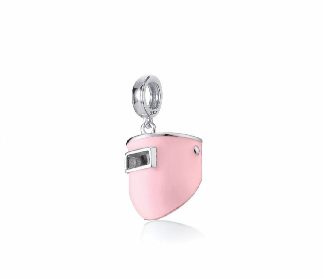 Pink Chopped Pipeliner charm
