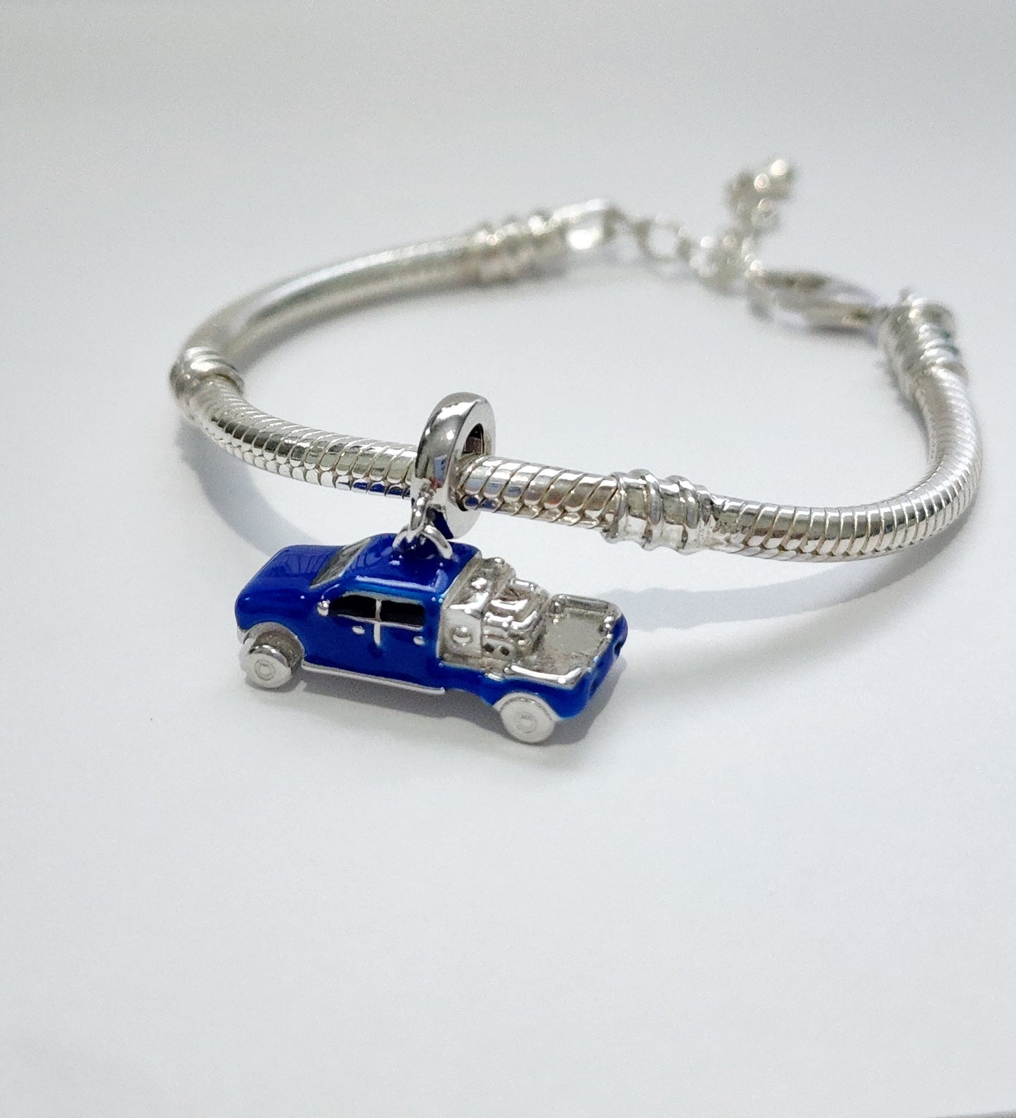 Blue Welder Rig Truck