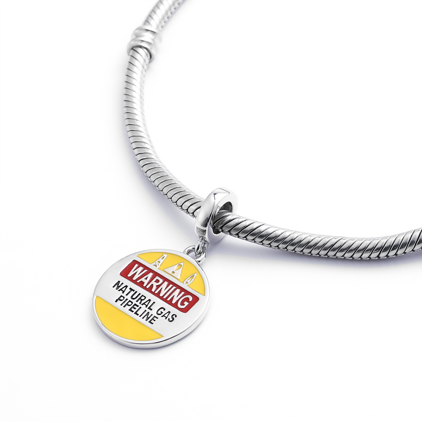Warning Sign Charm