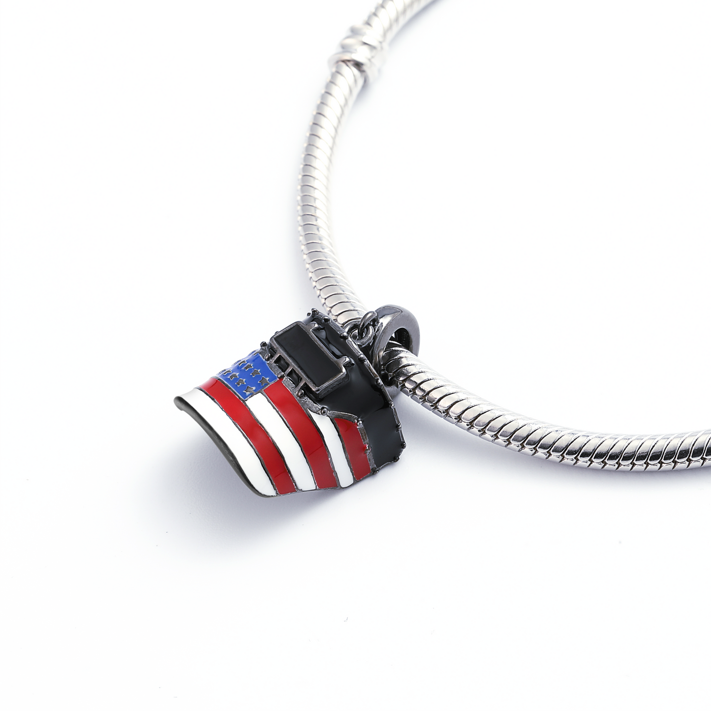 USA Flag Hood Charm