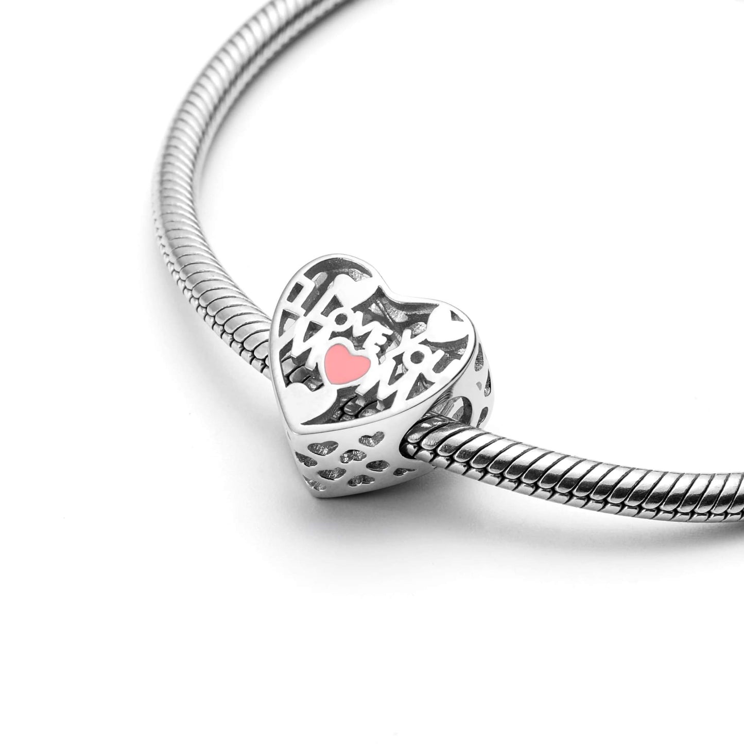 I Love You Mom Spacer Charm