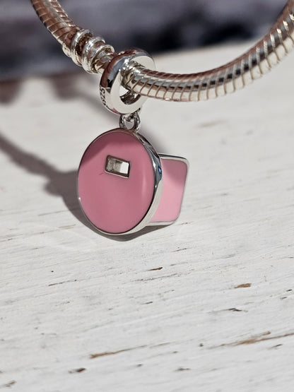 Pink Pancake Hood Charm
