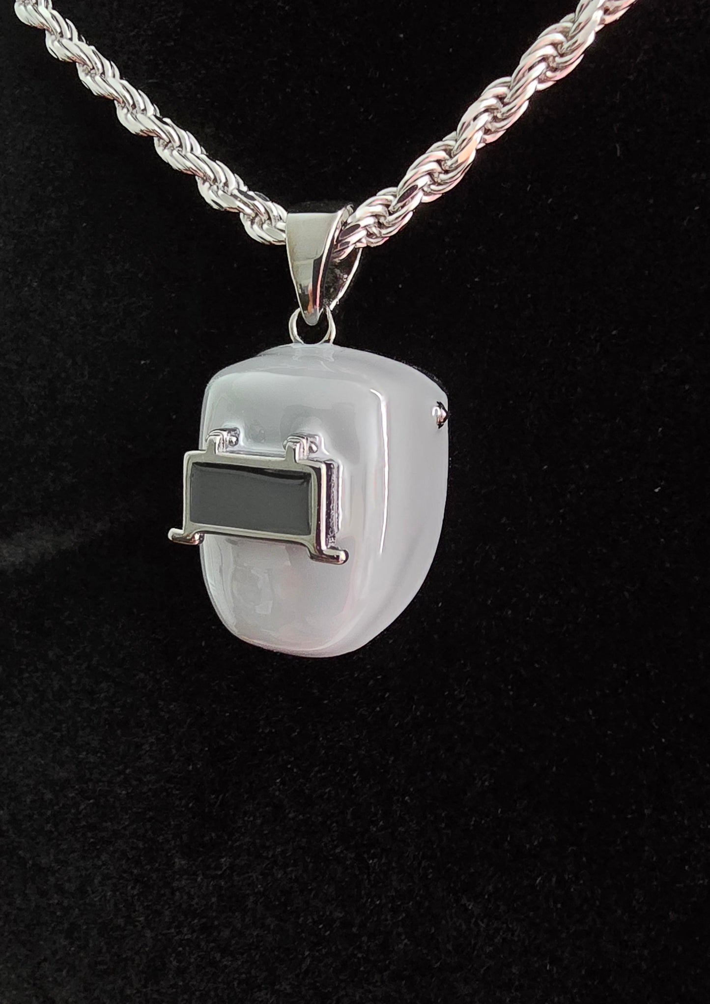 Gray Tigerhood Pendant