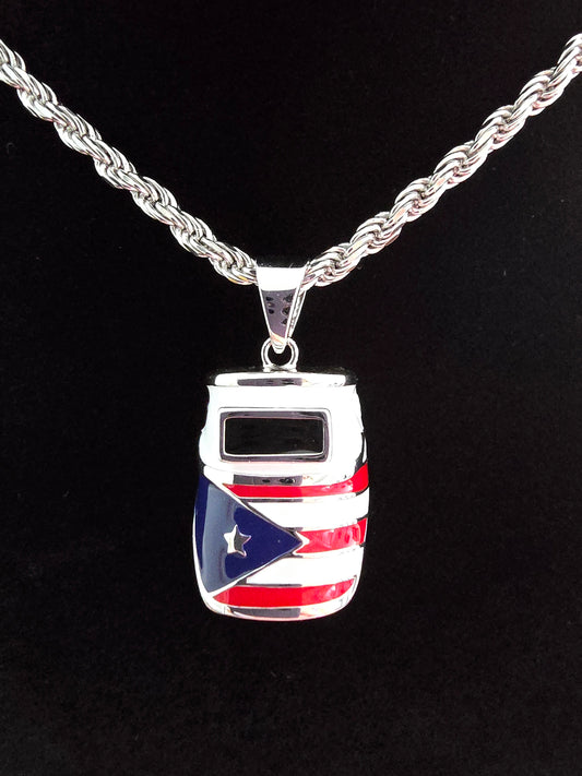 Puerto Rico Welding Hood Pendant