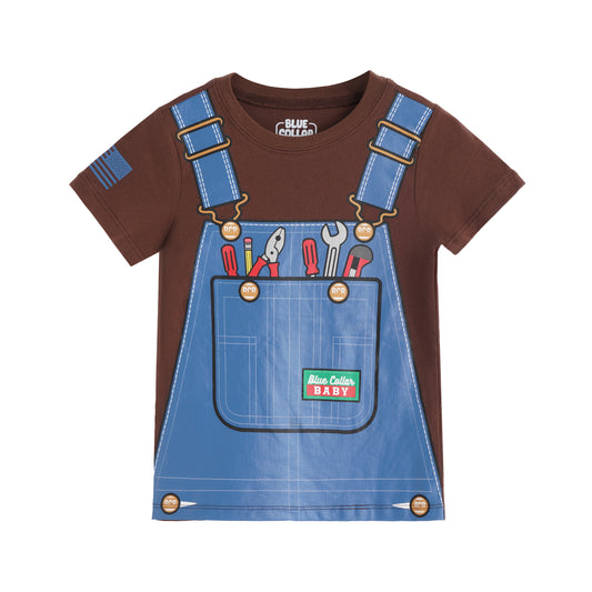 Little Builder's Overall Shirt