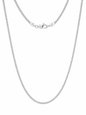 .925 Sterling Silver 3mm Cuban Link Chain – 22"