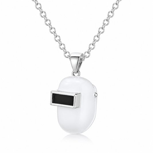 .925 Sterling Silver Pipeliner Sugar Scoop Pendant