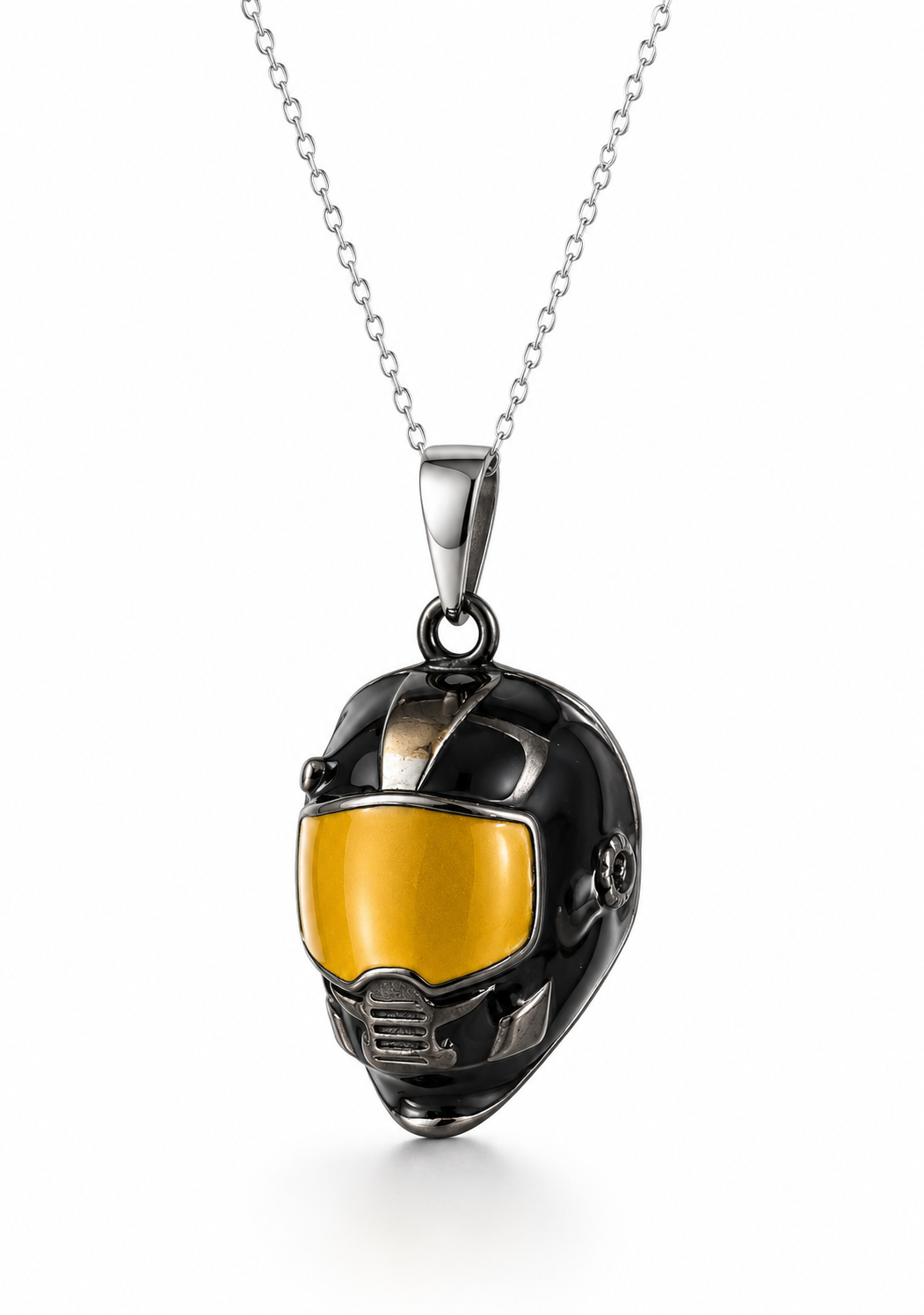 .925 Sterling Silver ESAB Sentinel Welding Hood Pendant