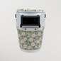 Slimline Welding Hood - Daisy Floral Leather