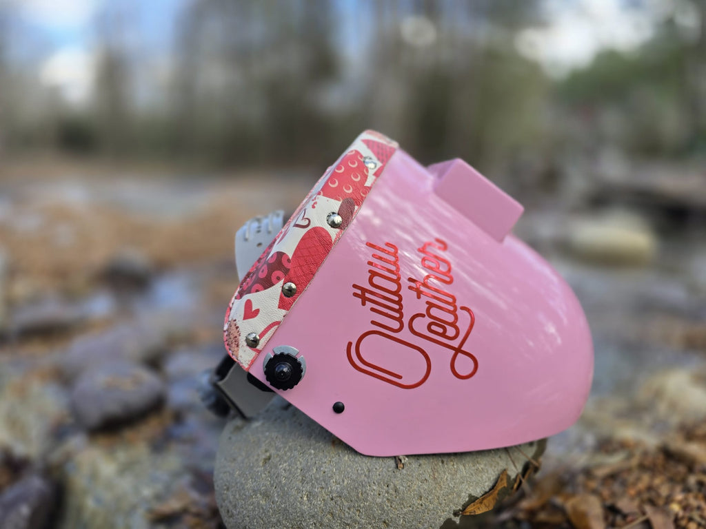 Sweet Pink and hearts Hood