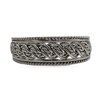 Heart-Tip Woven Cuff — alternate view