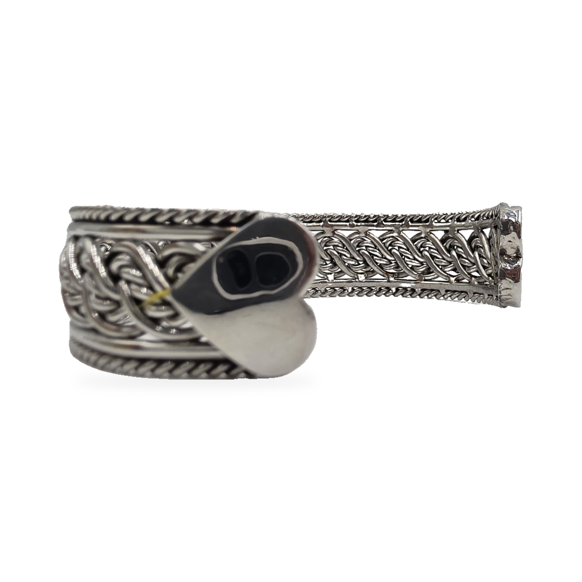 Heart-Tip Woven Cuff — alternate view