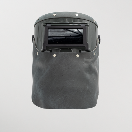 Slimline Welding Hood - Charcoal Floral Suede