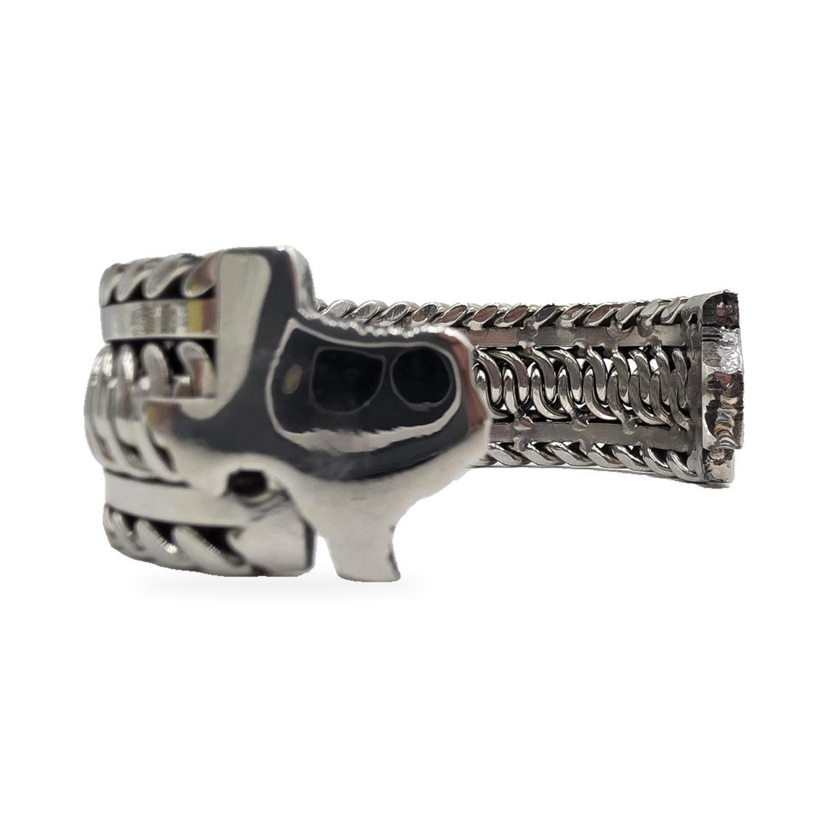 Texas-Tip Silver-Tone Cuff — alternate view