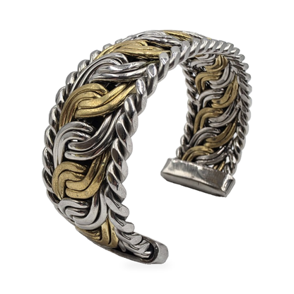 Two-Tone Triple-Link Cuff — main view