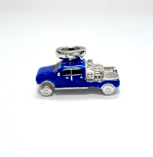 Blue Welder Rig Truck