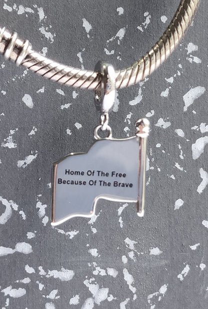 USA Flag Charm