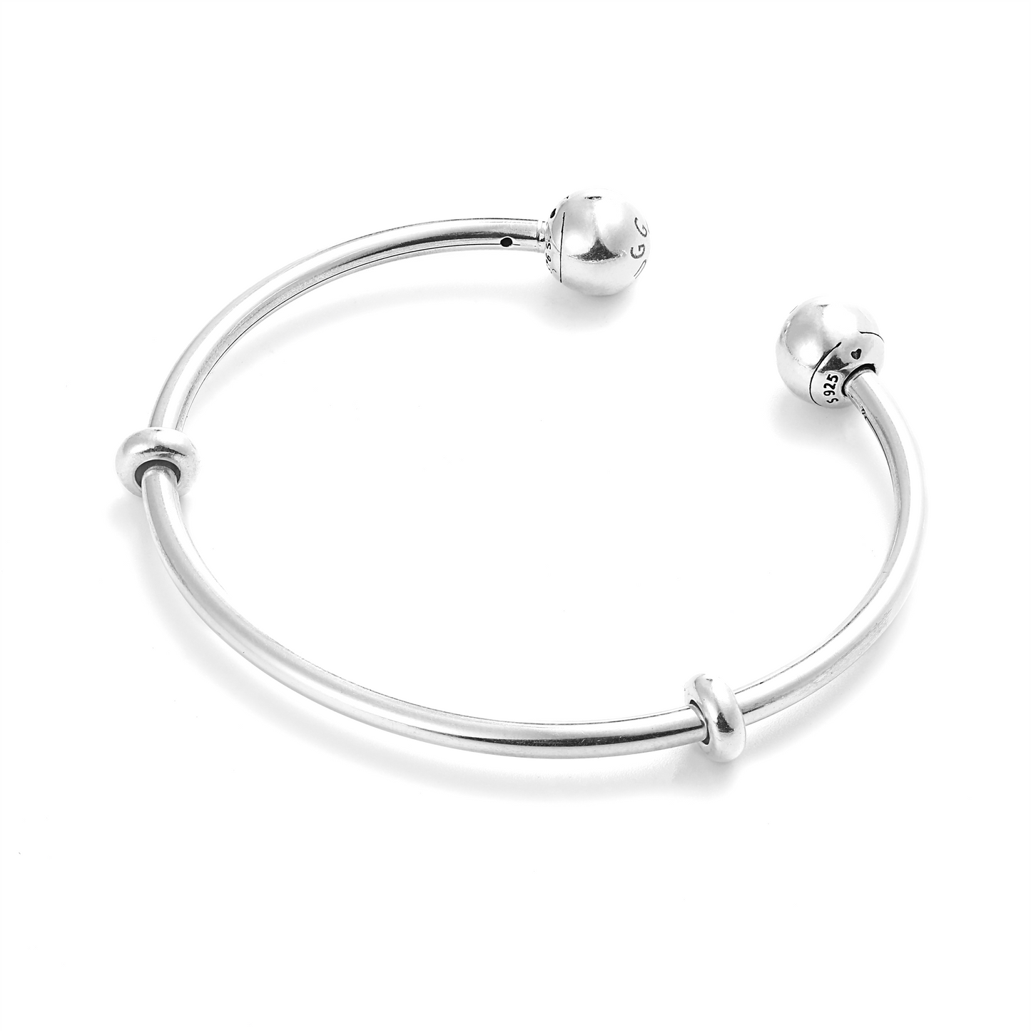 Silver Rugged Bangle