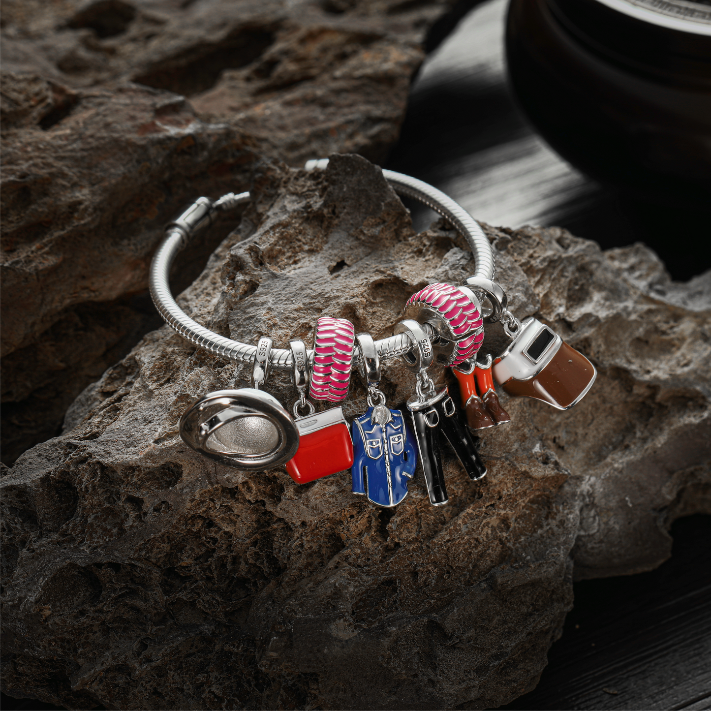 Blue Collar Bracelet