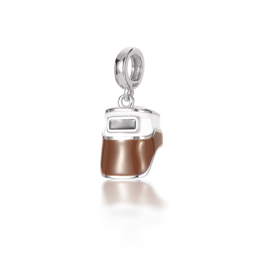 Brown Welding Hood Charm