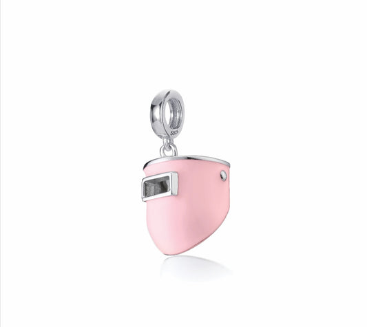 Pink Chopped Pipeliner Pendant