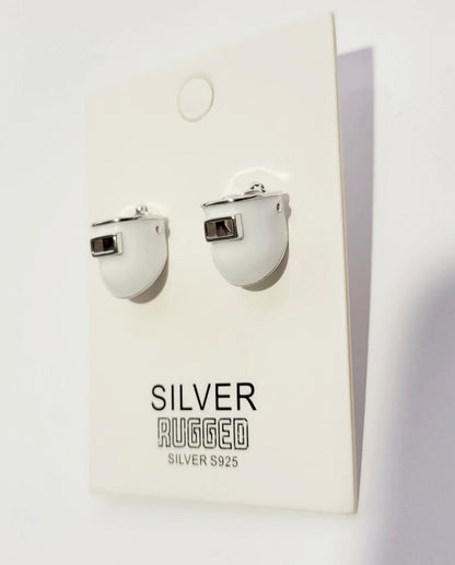 Chopped Pipeliner Stud Earrings