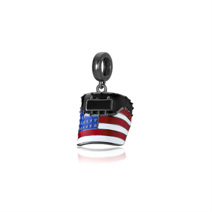 USA Flag Hood Charm