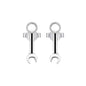 Small Wrench Stud Earrings