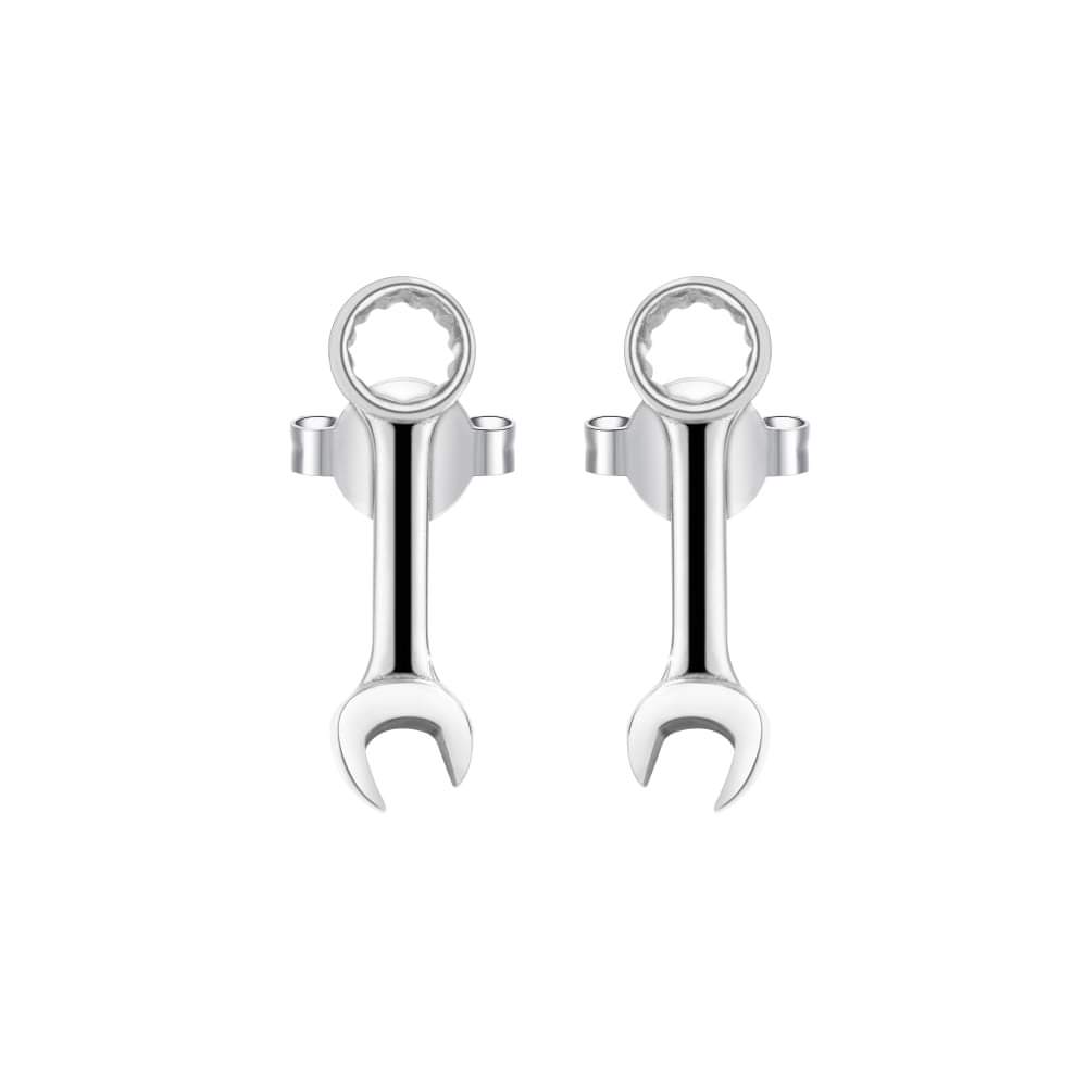 Small Wrench Stud Earrings