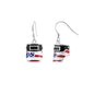 USA Welding Hood Hook Earrings