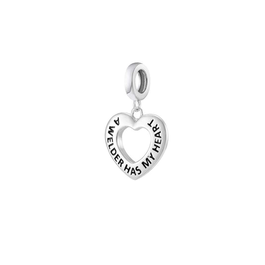 A Welder Has My Heart Charm