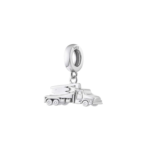Concrete Pump Truck Charm