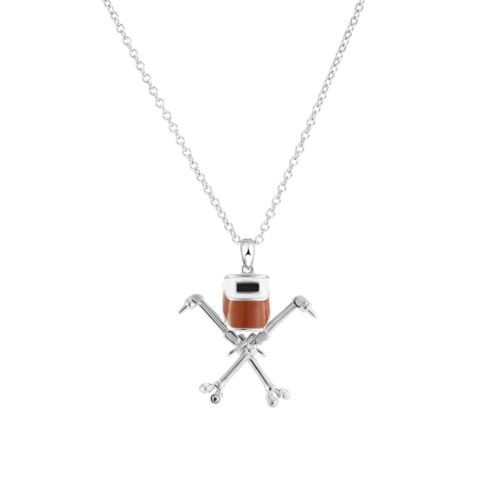 Cutting Torch and Brown Hood Pendant