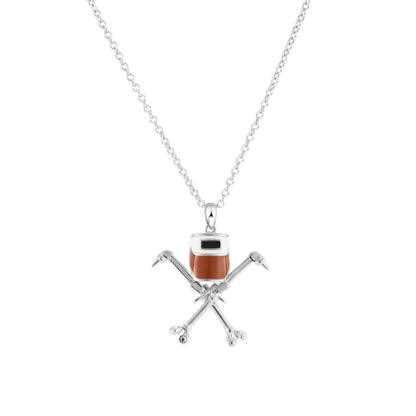 Cutting Torch and Brown Hood Pendant