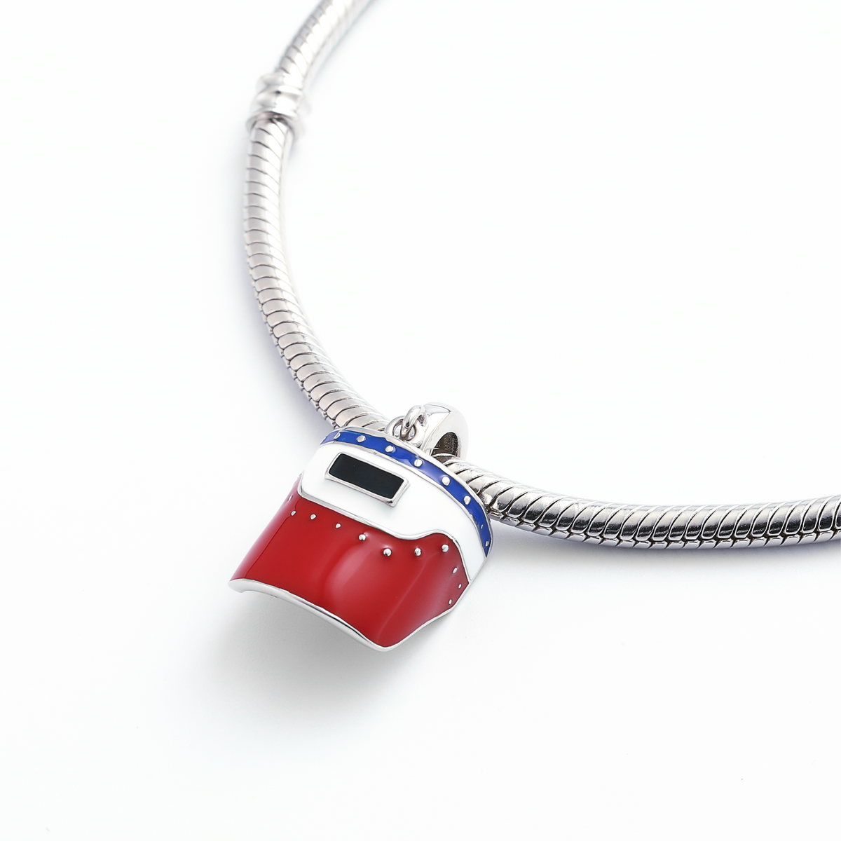 RWB Welding Hood Charm Rugged Charms